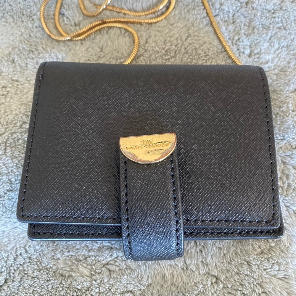 MARC JACOBS Half Moon Small Leather French Wallet - Picture 5 of 8